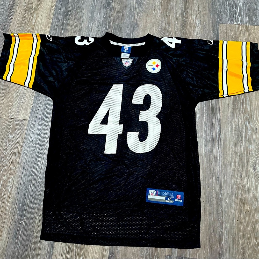 Reebok  Pittsburgh Steelers Troy Polamalu Jersey